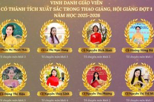 VINH DANH THẦY CÔ & HỌC SINH TIÊU BIỂU TRONG ĐỢT THI ĐUA CHÀO MỪNG NGÀY NHÀ GIÁO VIỆT NAM 20/11