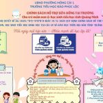 TRIỂN KHAI CHƯƠNG TRÌNH SỮA UỐNG TẠI TRƯỜNG