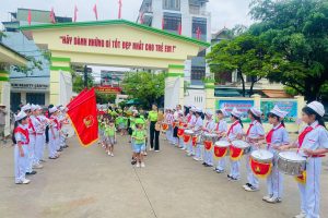 CHÀO ĐÓN CÁC BÉ MẦM NON ĐẾN THAM QUAN TRƯỜNG TIỂU HỌC ĐÀO PHÚC LỘC