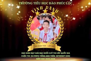 Lễ vinh danh và trao giải Quốc gia “Cuộc thi Tiếng Anh trên mạng Internet (IOE)” năm học 2025–2026.